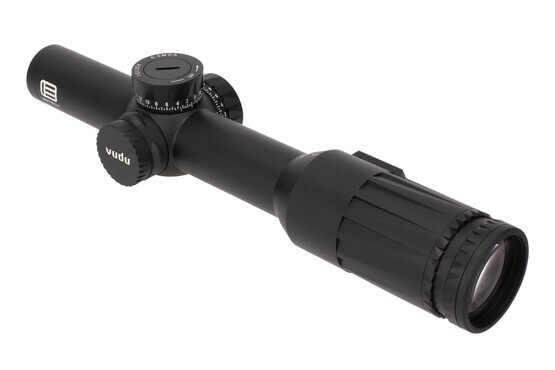 EOTech VUDU first focal plane 1-6x24mm rifle scope with SR3 MOA Reticle features a fast focus eye piece